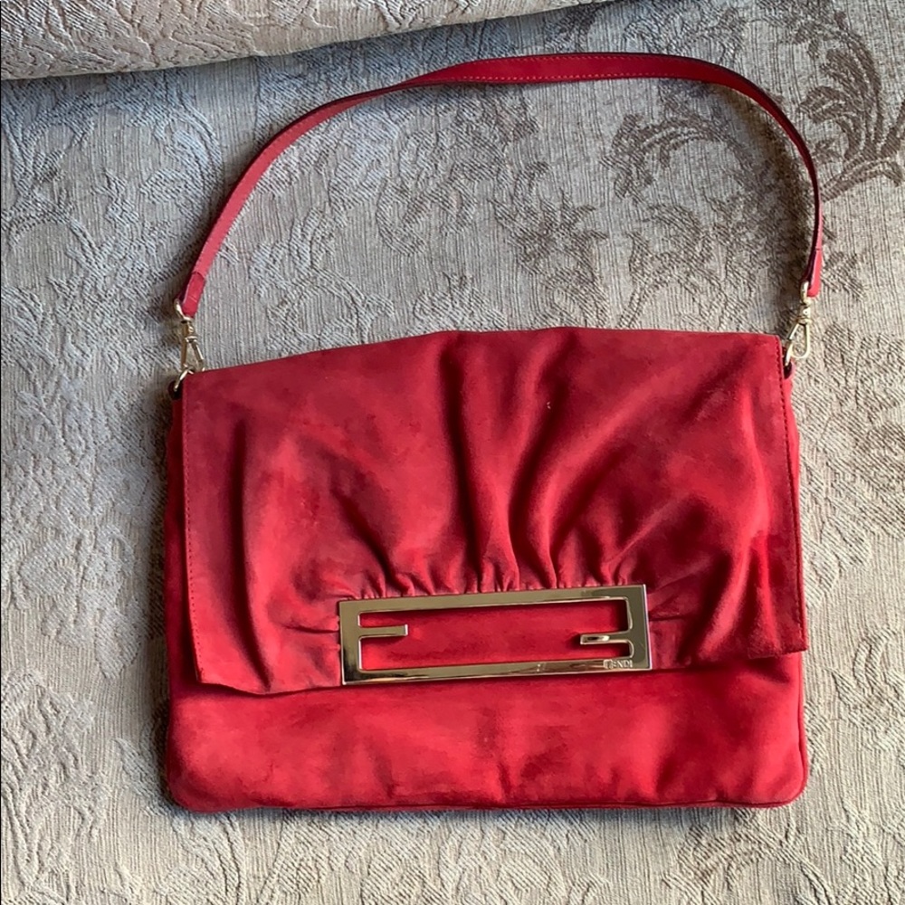 Fendi Red Hobo
